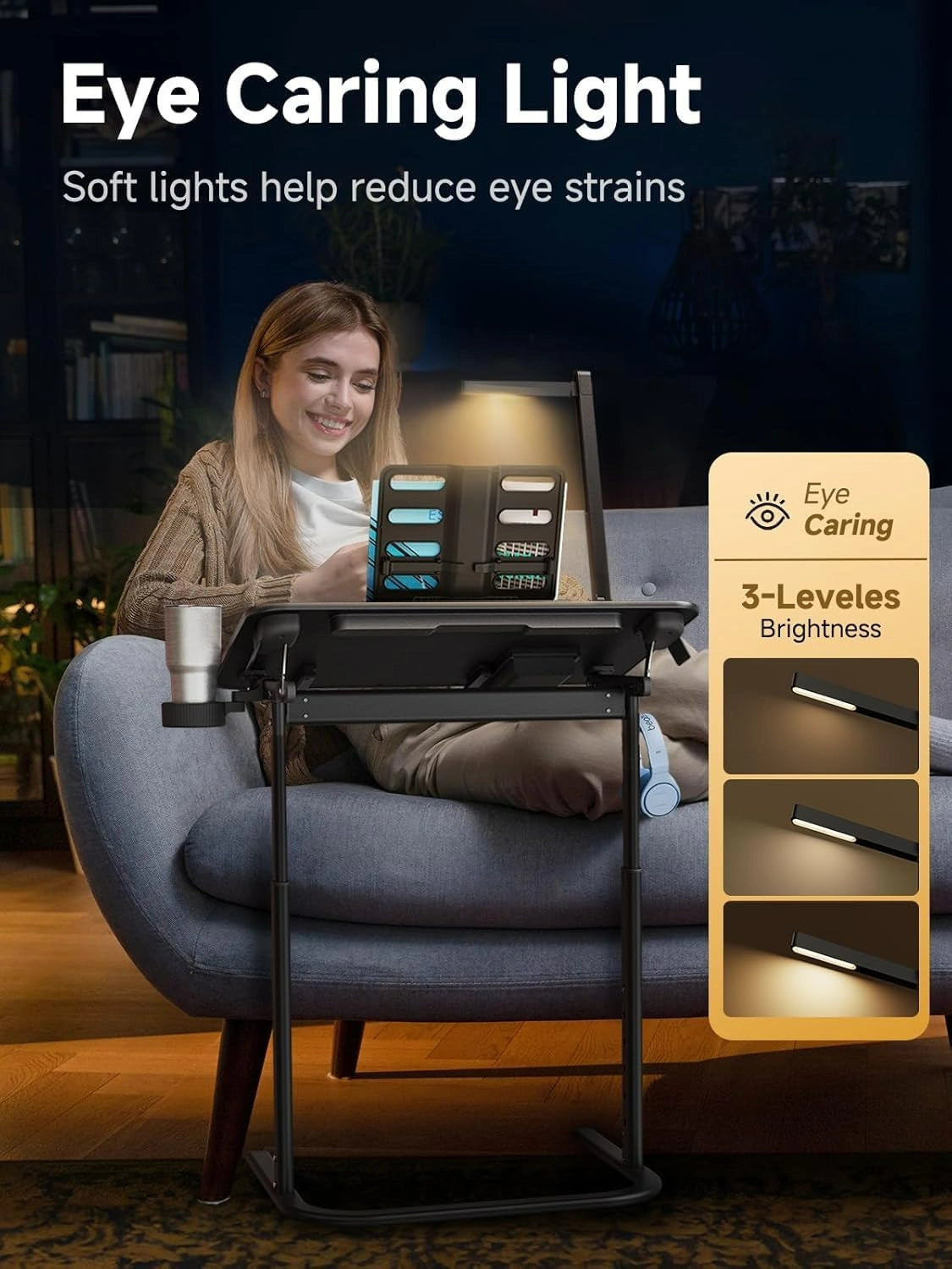 7-in-1 TV Tray Adjustable Table