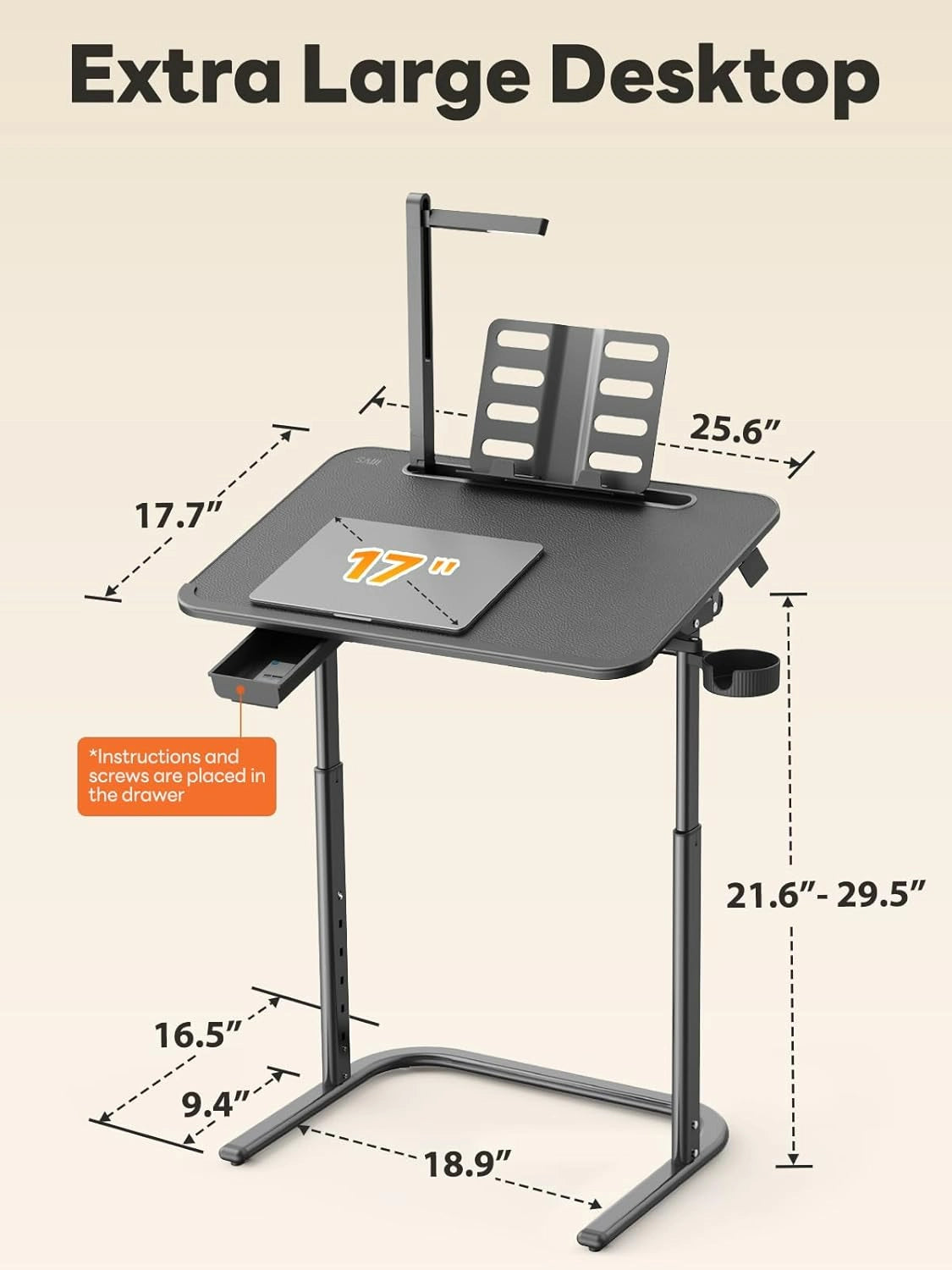 7-in-1 TV Tray Adjustable Table