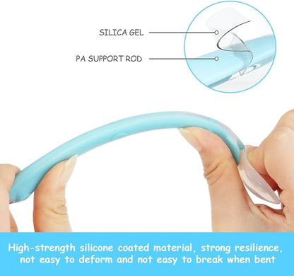 Baby Silicone Spoons, 5 PCS Toddler Training Feeding Spoons, Soft Tip BPA Free Gum-Friendly, Dishwasher & Boil-Proof