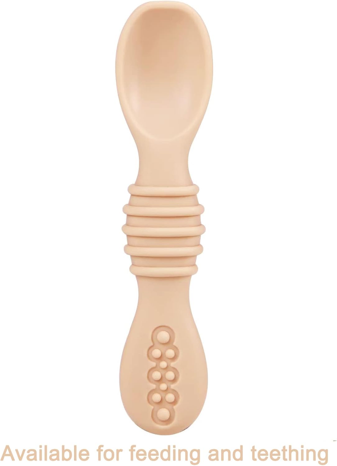 7 Pack Baby Led Weaning Spoons| Silicone Baby Spoons Self Feeding Utensils, Toddler Infant Feeding Spoon First Stage