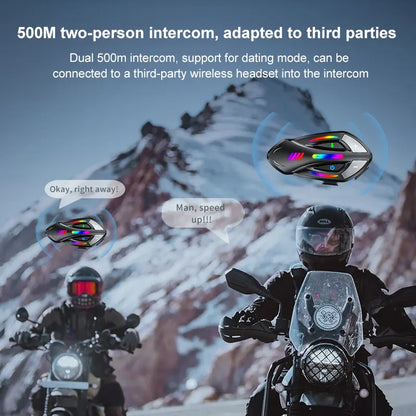 💥Only $40.9 Last Day Promotion!-Blaise X2 Motorcycle Bluetooth