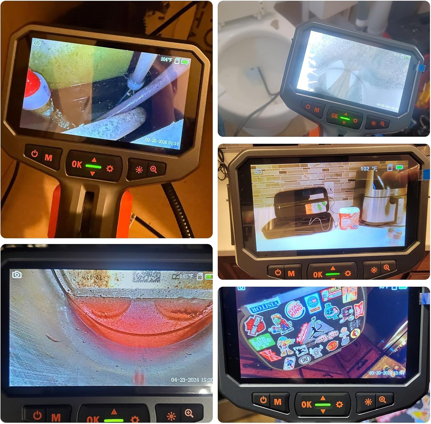 💥Only $40.9 Last Day Promotion!-Two-Way Articulating Borescope with Light