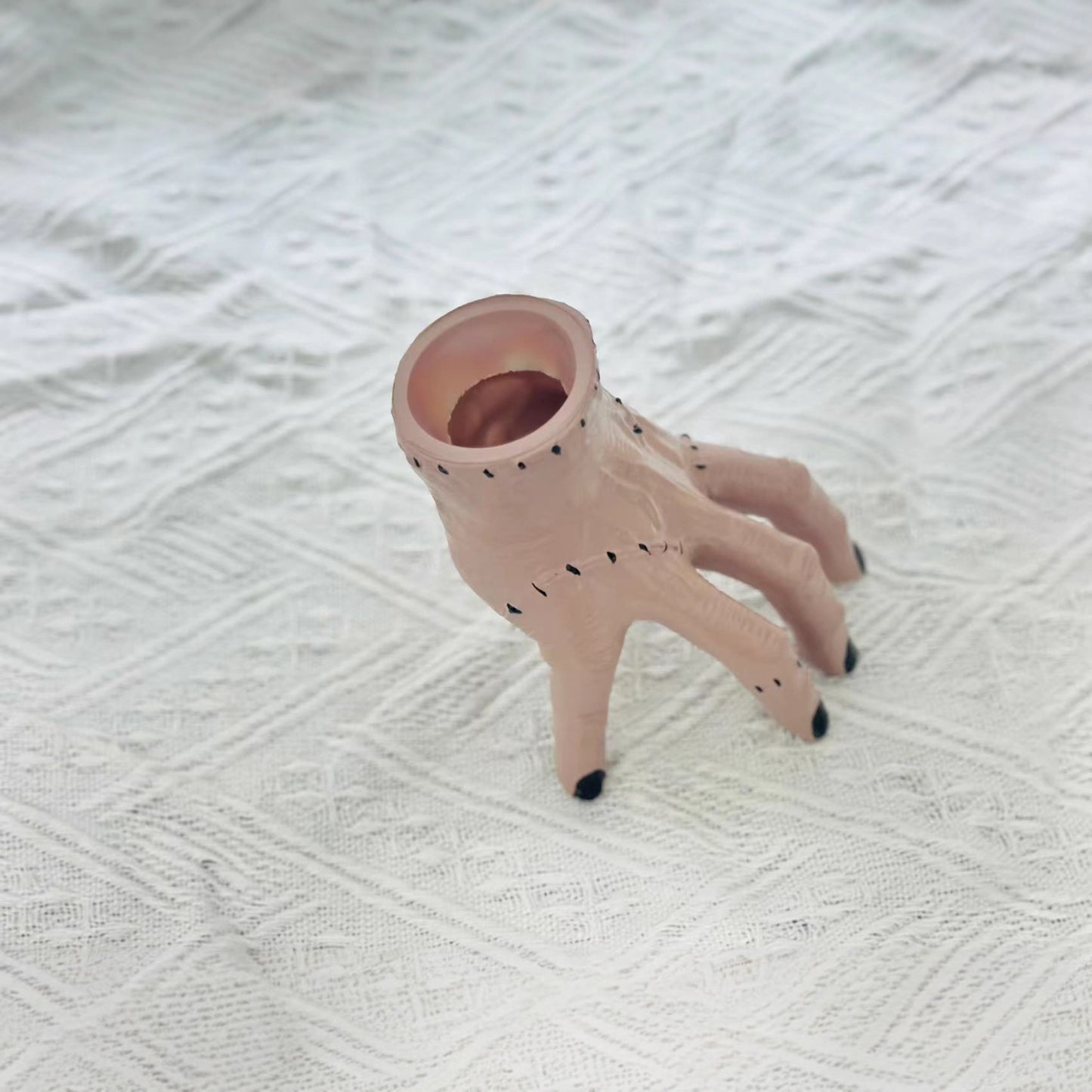 Creative Hand-Shaped Pen Holder 2-Piece Set – Unique Palm Design Desk Organizer for Stationery, Makeup Brushes, and Home Office Decoration