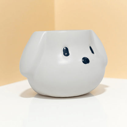 Creative Dog-Shaped Pen Holder 2-Piece Set – Cute Desktop Organizer for Stationery, Makeup Brushes, and Home Office Decoration