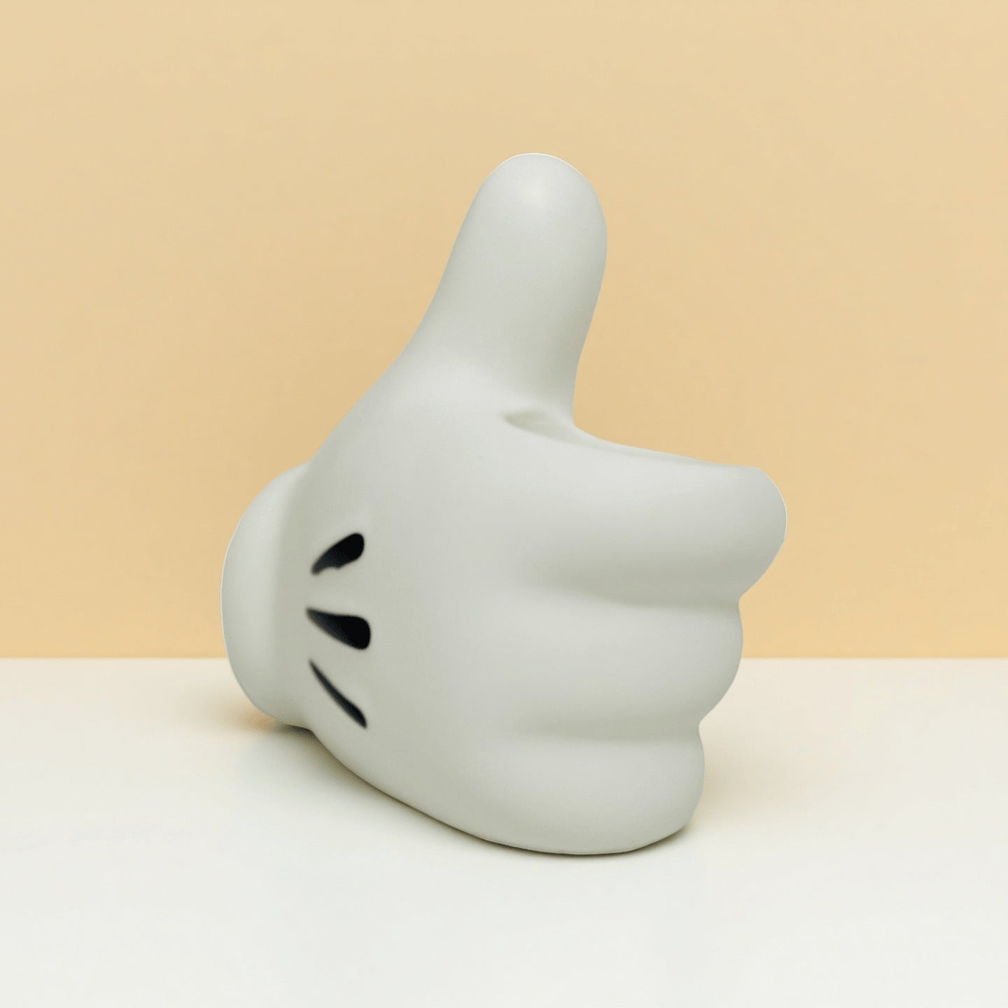 Creative Thumbs-Up Hand-Shaped Pen Holder 2-Piece Set – Modern Desk Organizer for Stationery, Makeup Brushes, and Home Office Decoration