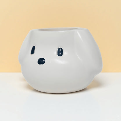 Creative Dog-Shaped Pen Holder 2-Piece Set – Cute Desktop Organizer for Stationery, Makeup Brushes, and Home Office Decoration