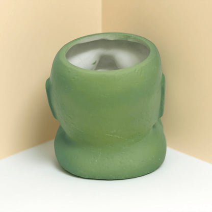 Creative Face-Shaped Pen Holder 2-Piece Set – Artistic Desktop Organizer for Stationery, Makeup Brushes, and Modern Home Decoration