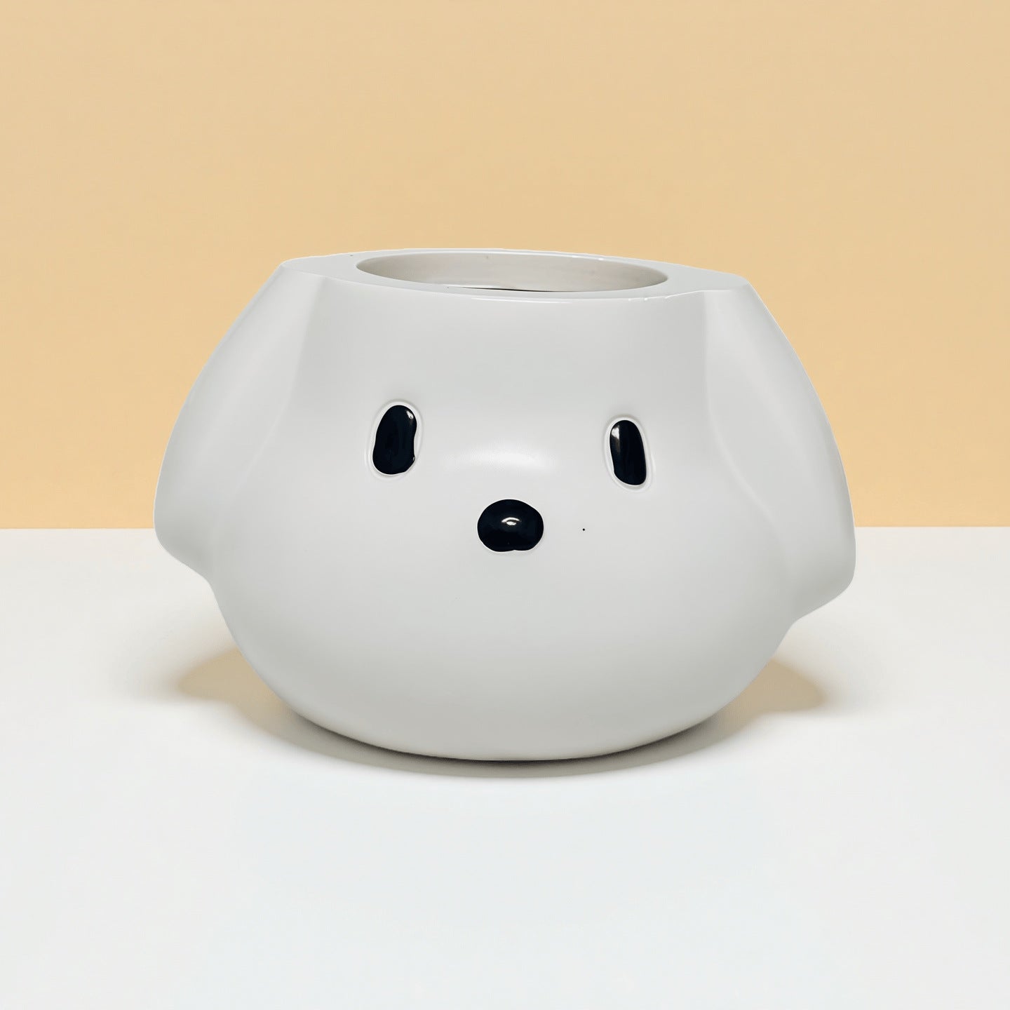 Creative Dog-Shaped Pen Holder 2-Piece Set – Cute Desktop Organizer for Stationery, Makeup Brushes, and Home Office Decoration