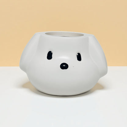 Creative Dog-Shaped Pen Holder 2-Piece Set – Cute Desktop Organizer for Stationery, Makeup Brushes, and Home Office Decoration